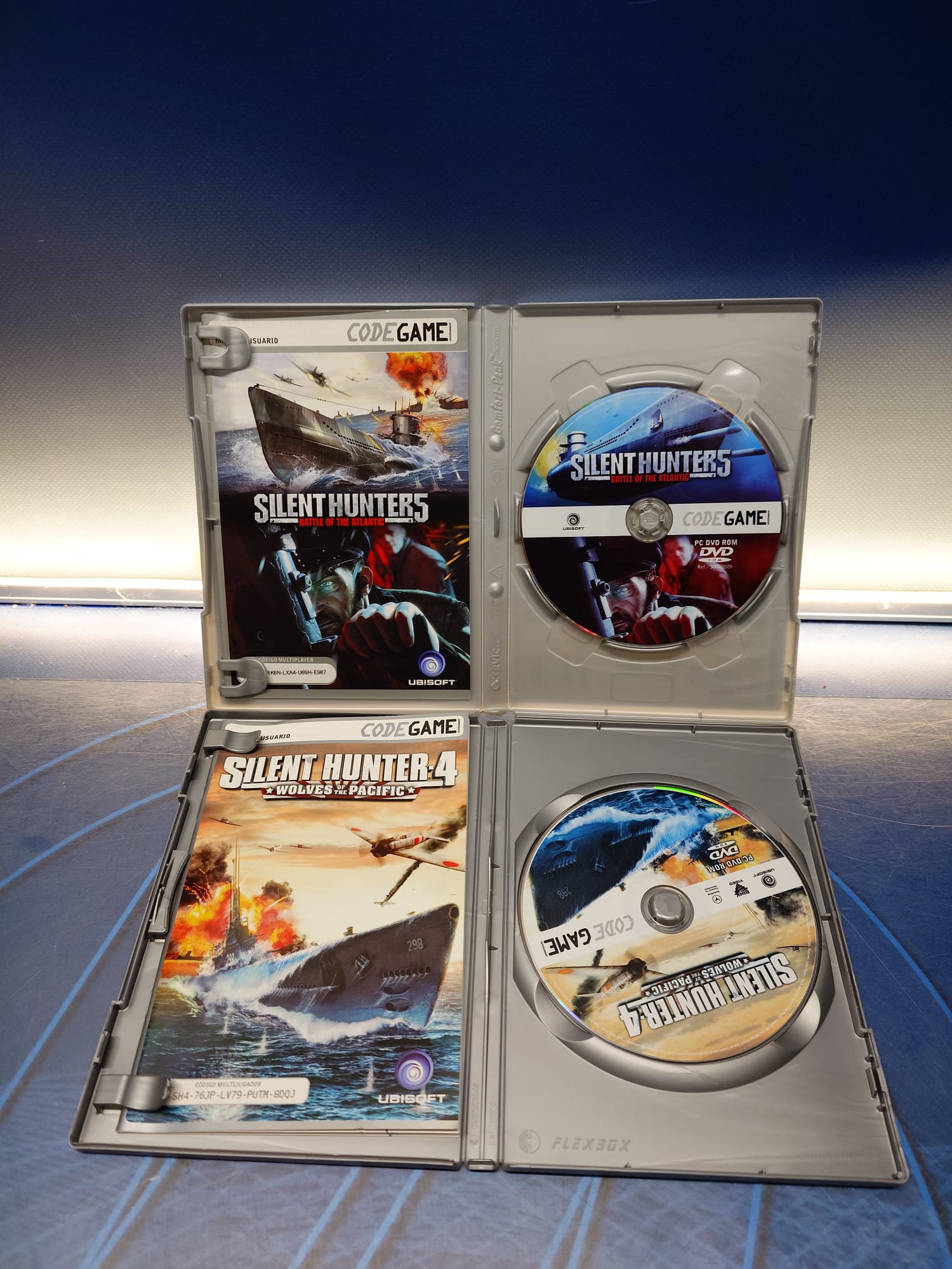 2 videojuegos Pc DVD Rom Silent Hunter 4 y 5 - Imagen 5